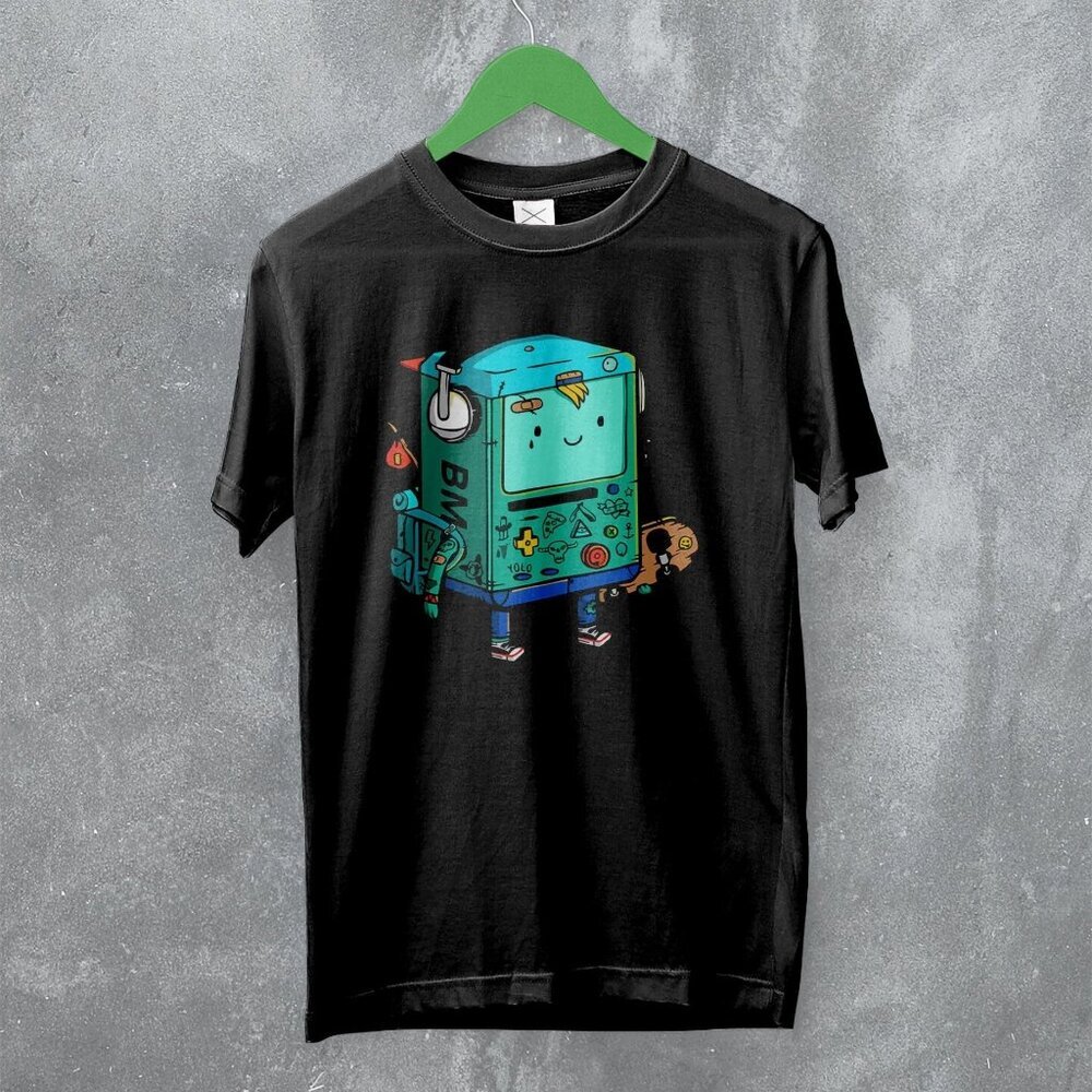 Adventure Time BMO Character Cartoon Animation Series Funny Graphic T-Shirt 81